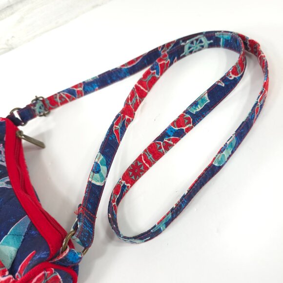 Paul Brent Crossbody Quilted Coastal Anchor Nautical Beachy Crossbody Purse Bag - Picture 13 of 16